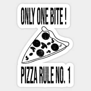 Only One Bite Pizza Sticker